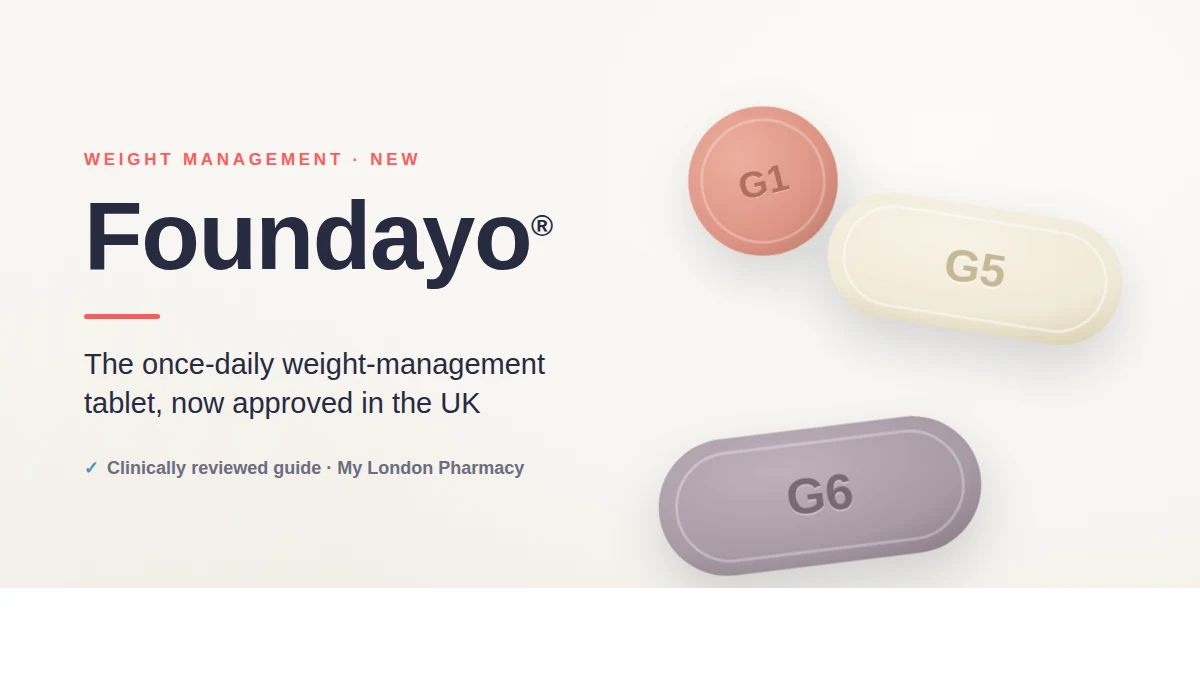 Foundayo, the new once-daily weight-management tablet approved in the UK — My London Pharmacy