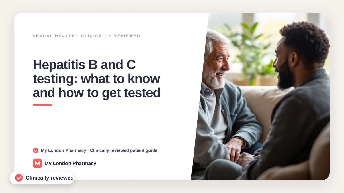 Hepatitis B and C testing: what to know and how to get tested, My London Pharmacy
