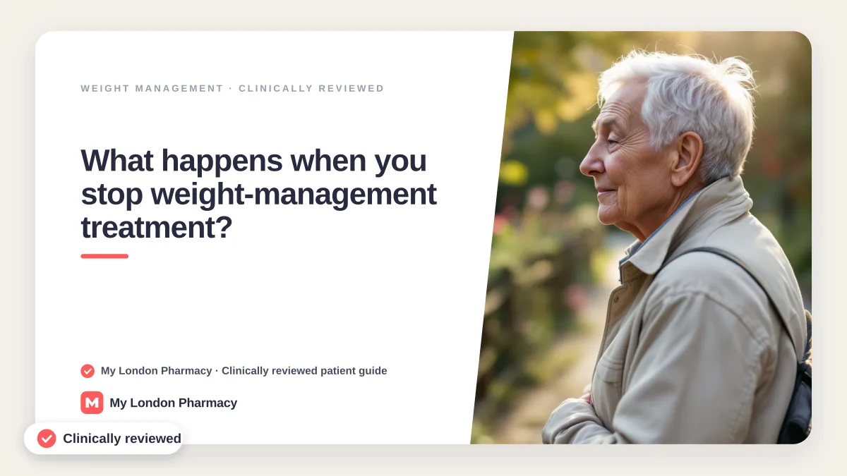 What happens when you stop weight-management treatment?, My London Pharmacy